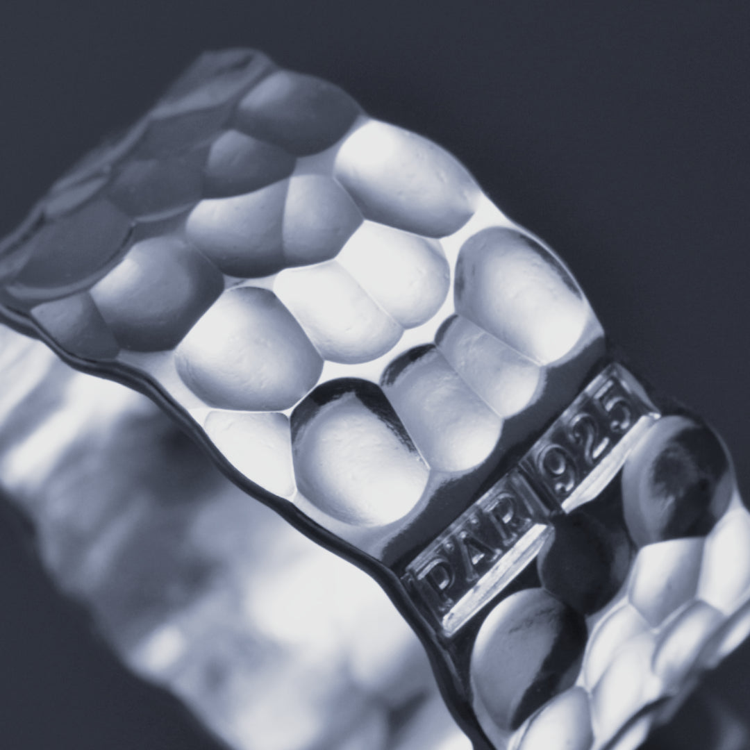 Krater ring 1 - Sterling Silver