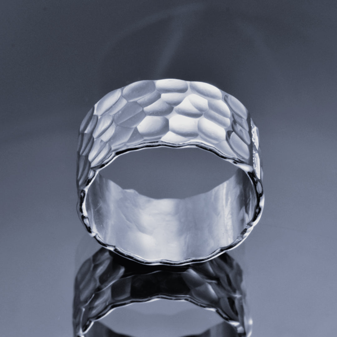 Krater ring 1 - Sterling Silver