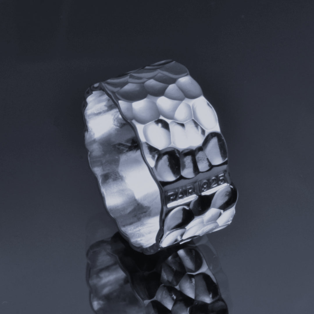 Krater ring 1 - Sterling Silver