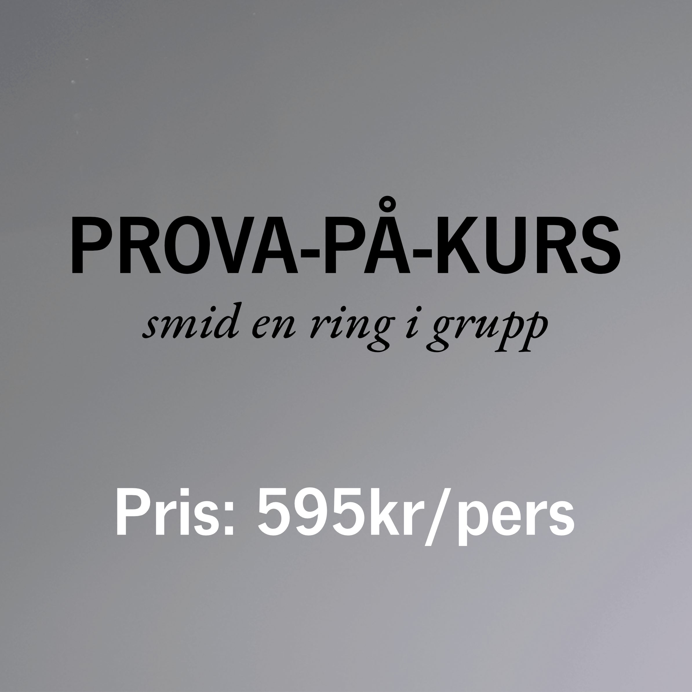 Prova-på-kurs 1