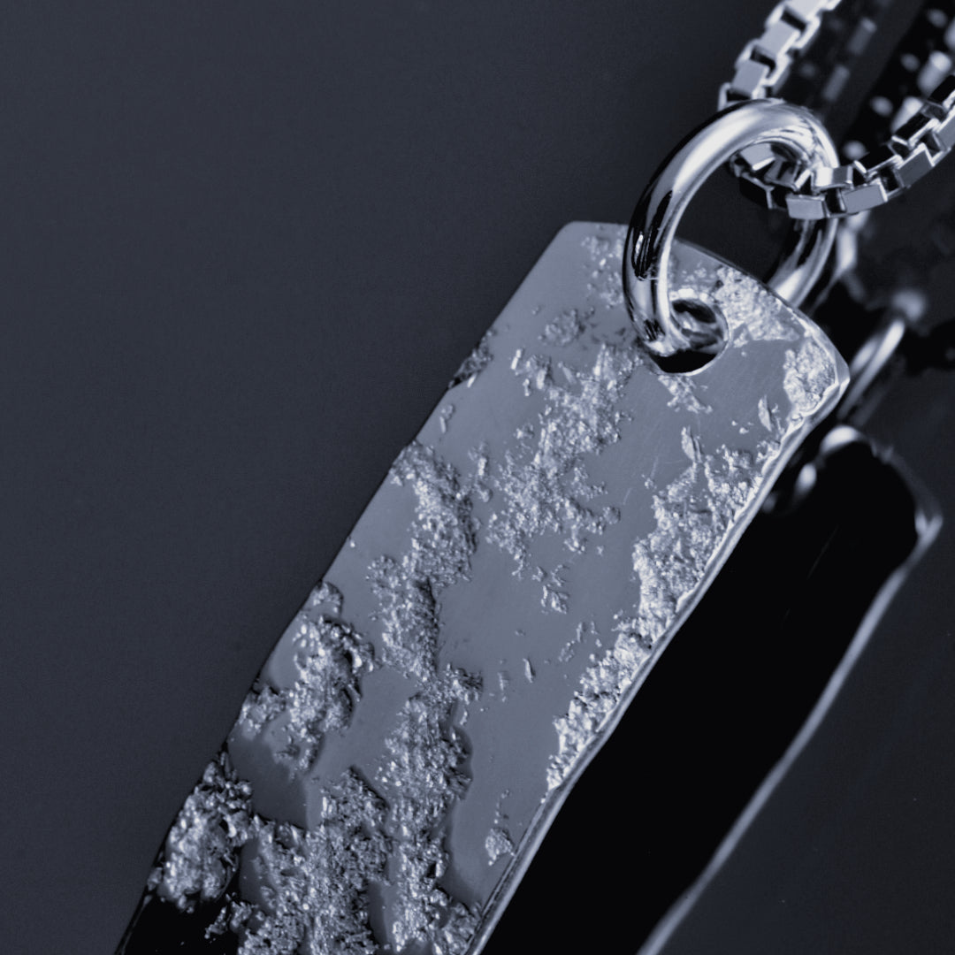Granite pendant 1 - Sterling Silver