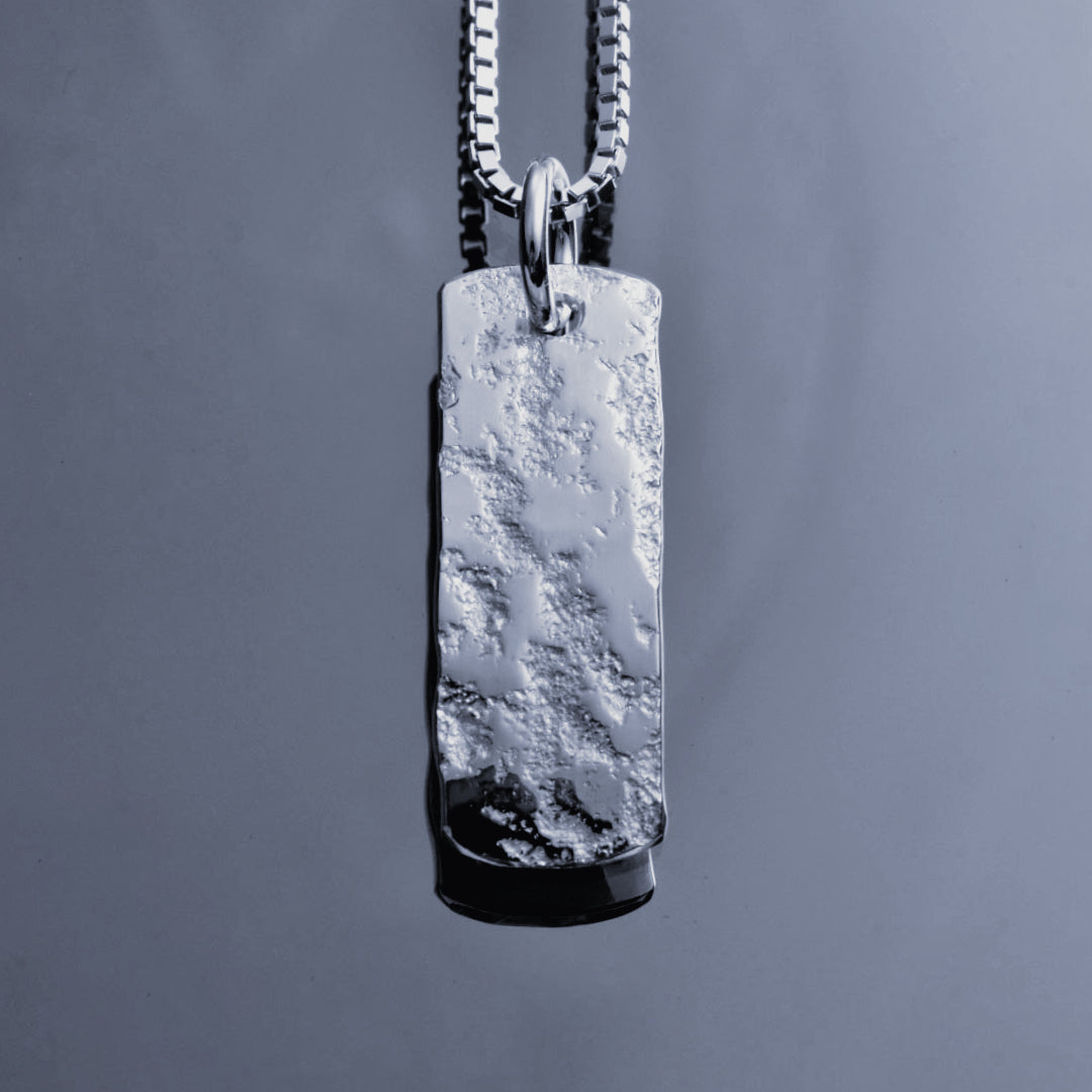 Granite pendant 1 - Sterling Silver