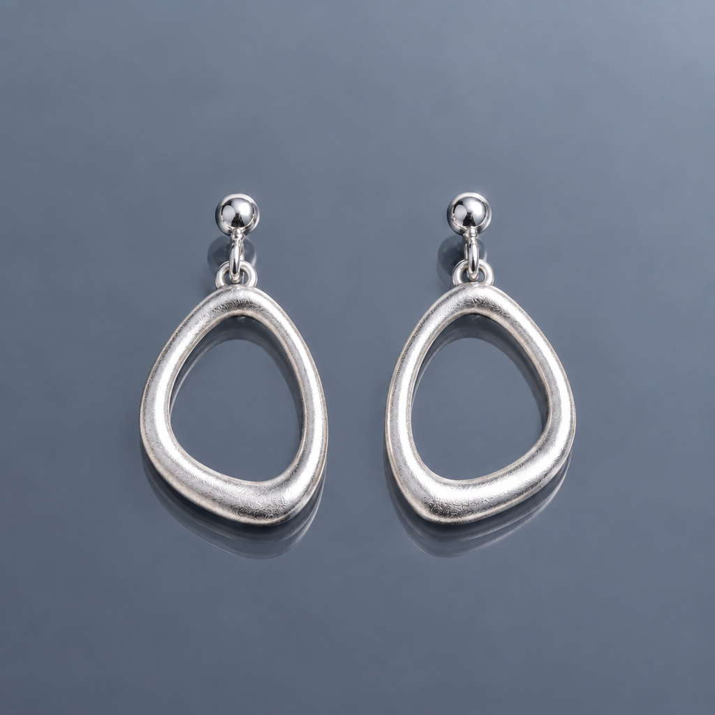 Stone Örhängen - Sterling Silver
