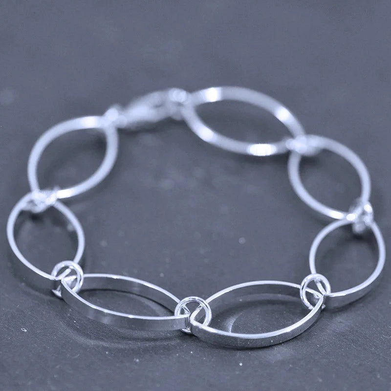 Baud Armlänk 1 - Handgjord - Sweden - Sterling Silver 925
