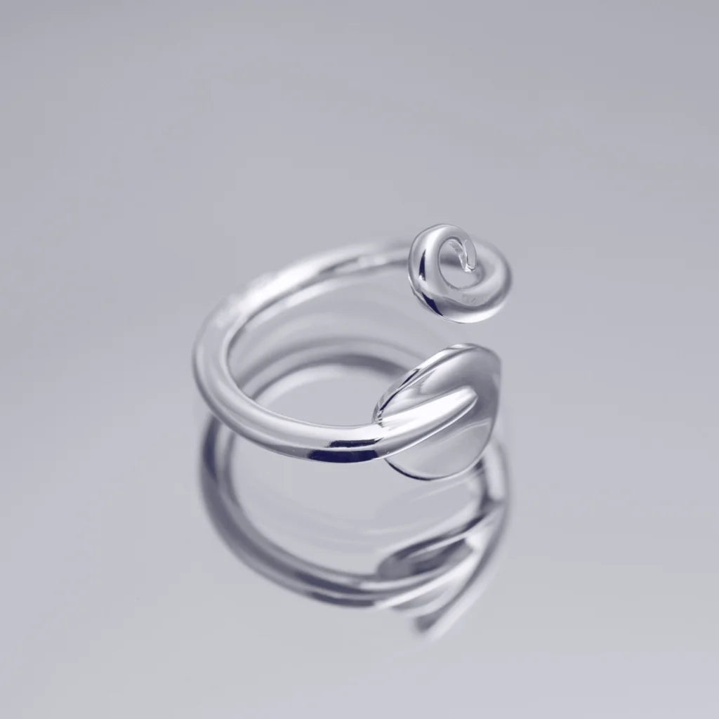 Birke ring - Handgjord - Sweden - Sterling Silver 925