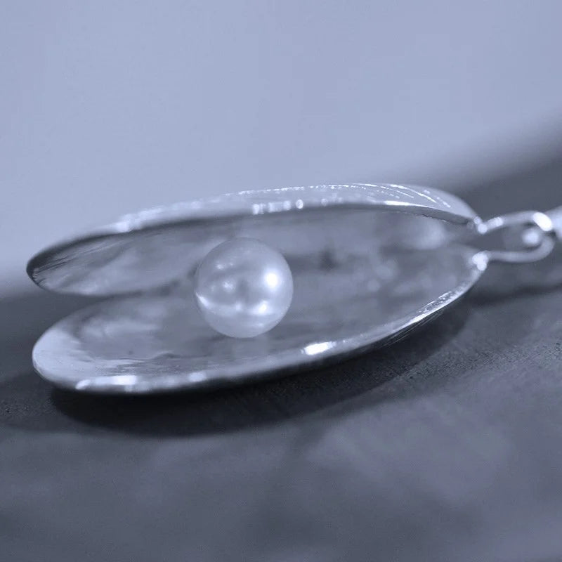 Blåmussla Halsband 1 - Handgjord - Sweden - Sterling Silver