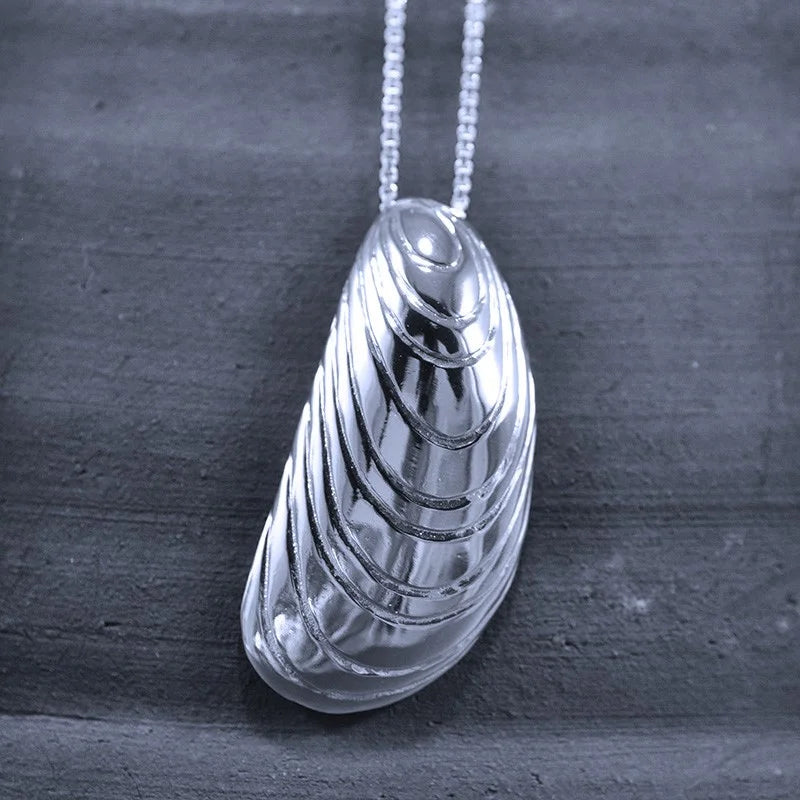Blåmussla Halsband 2 - Handgjord - Sweden - Sterling Silver