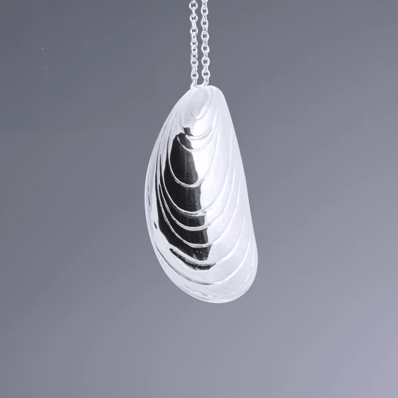 Blåmussla Halsband 2 - Handgjord - Sweden - Sterling Silver