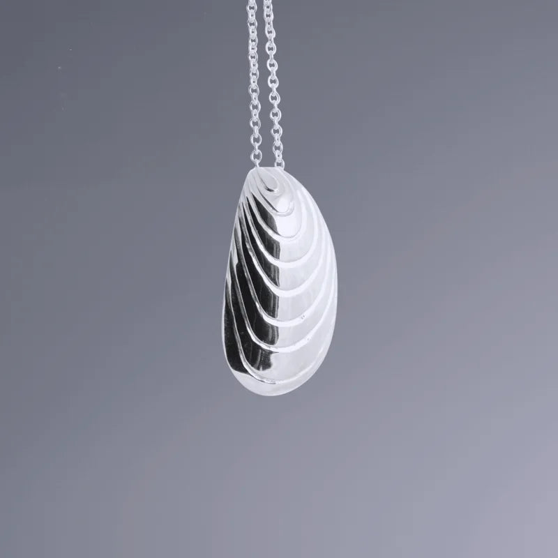 Blåmussla Halsband 3 - Handgjord - Sweden - Sterling Silver