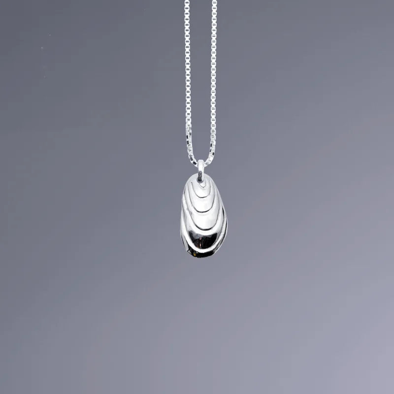 Blåmussla Halsband 5 - Handgjord - Sweden - Sterling Silver