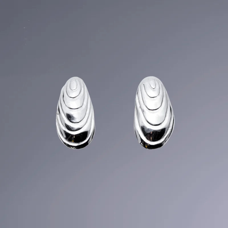 Blåmussla Örhänge 1 - Handgjord - Sweden - Sterling Silver