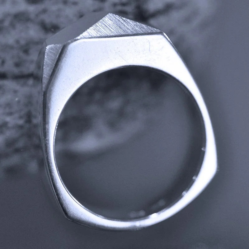 Facett Ring 1 - Handgjord - Sweden - Sterling Silver 925