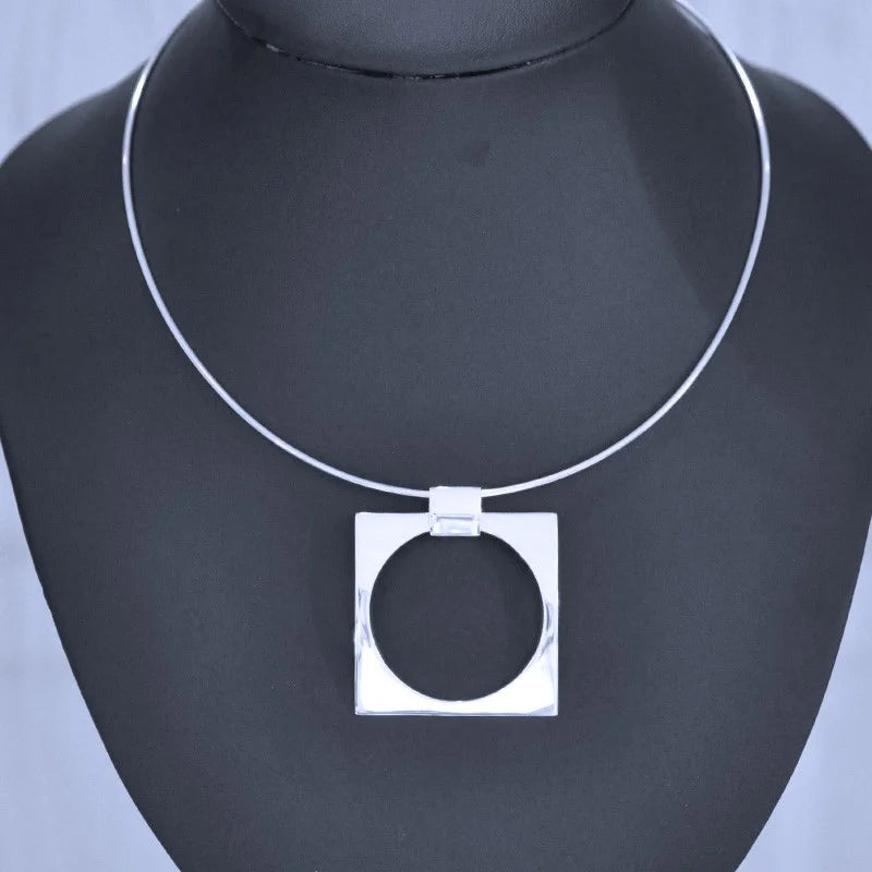 Funky Halsband 3 - Handgjord - Sweden - Sterling Silver 925
