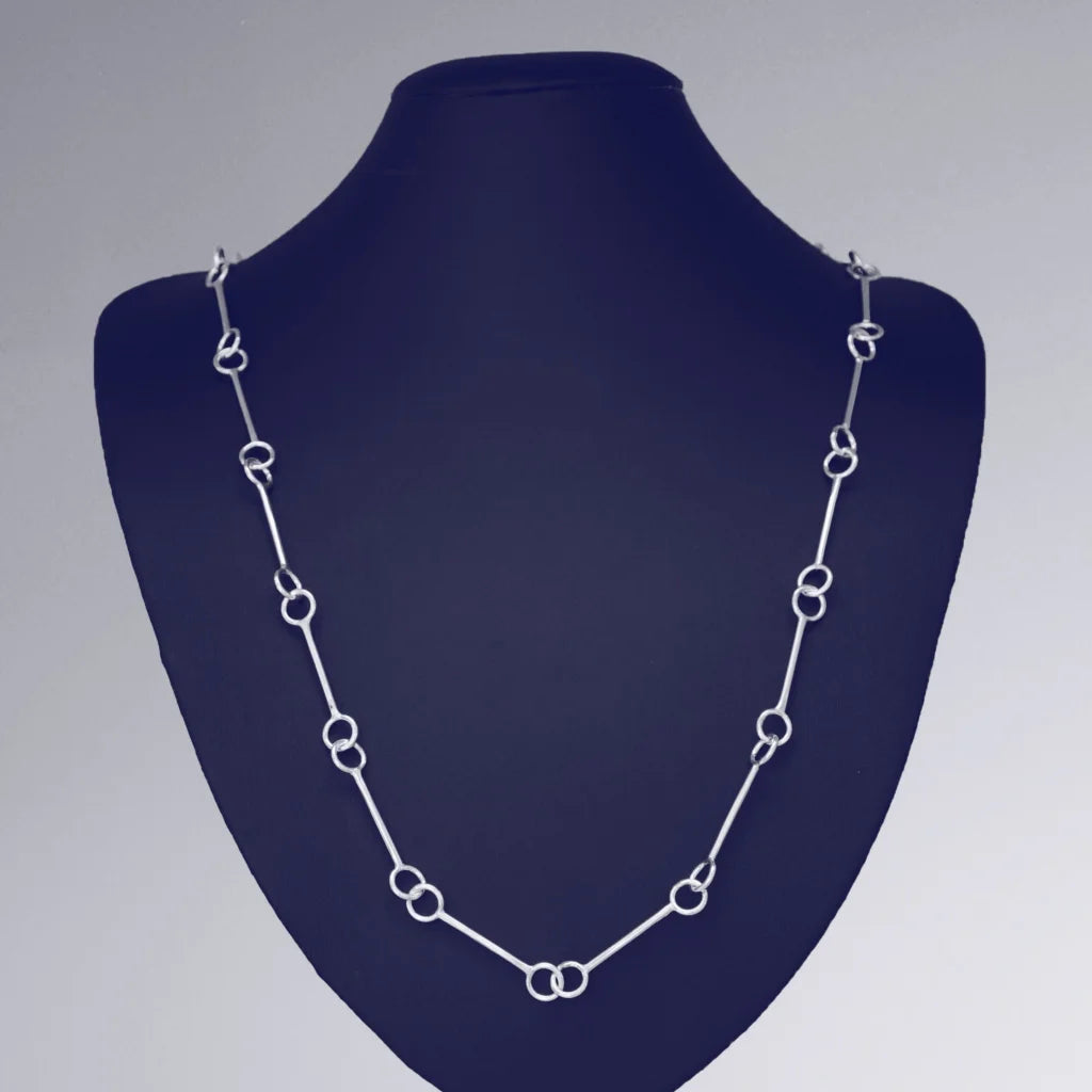 Ben Halslänk - Handgjord - Sweden - Sterling Silver 925