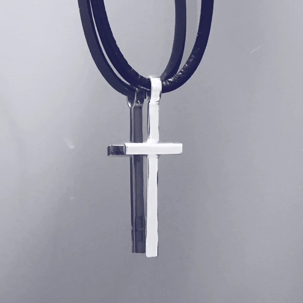 Kors halsband - Handgjord - Sweden - Sterling Silver 925