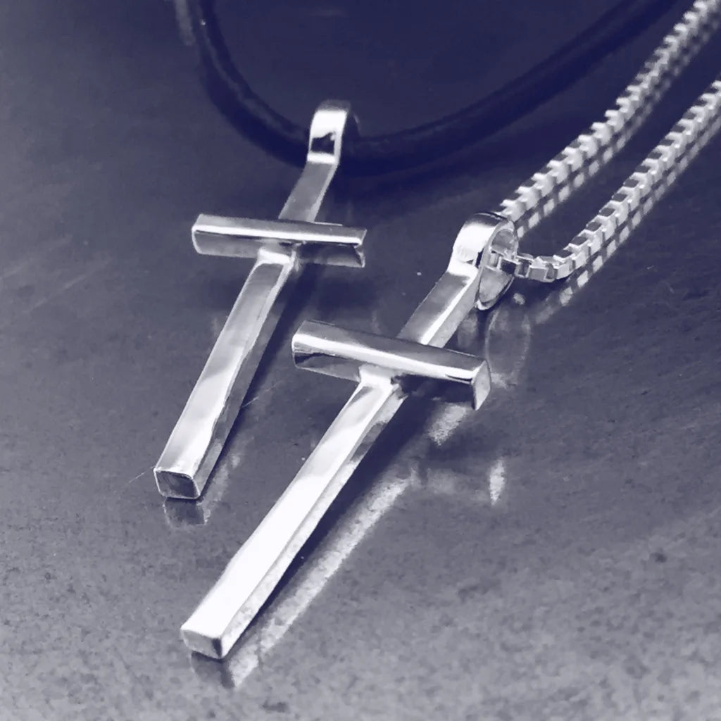 Kors halsband - Handgjord - Sweden - Sterling Silver 925