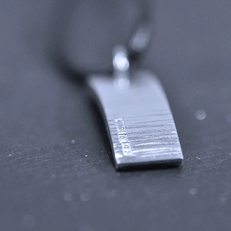 Krusning Halsband 1 - Handgjord - Sweden - Sterling Silver