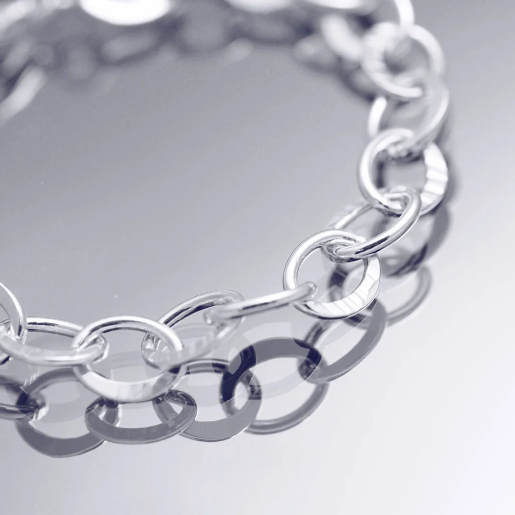 Krusning halslänk - Handgjord - Sweden - Sterling Silver 925