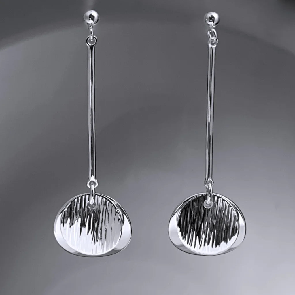 Luna Örhänge 1 - Handgjord - Sweden - Sterling Silver 925