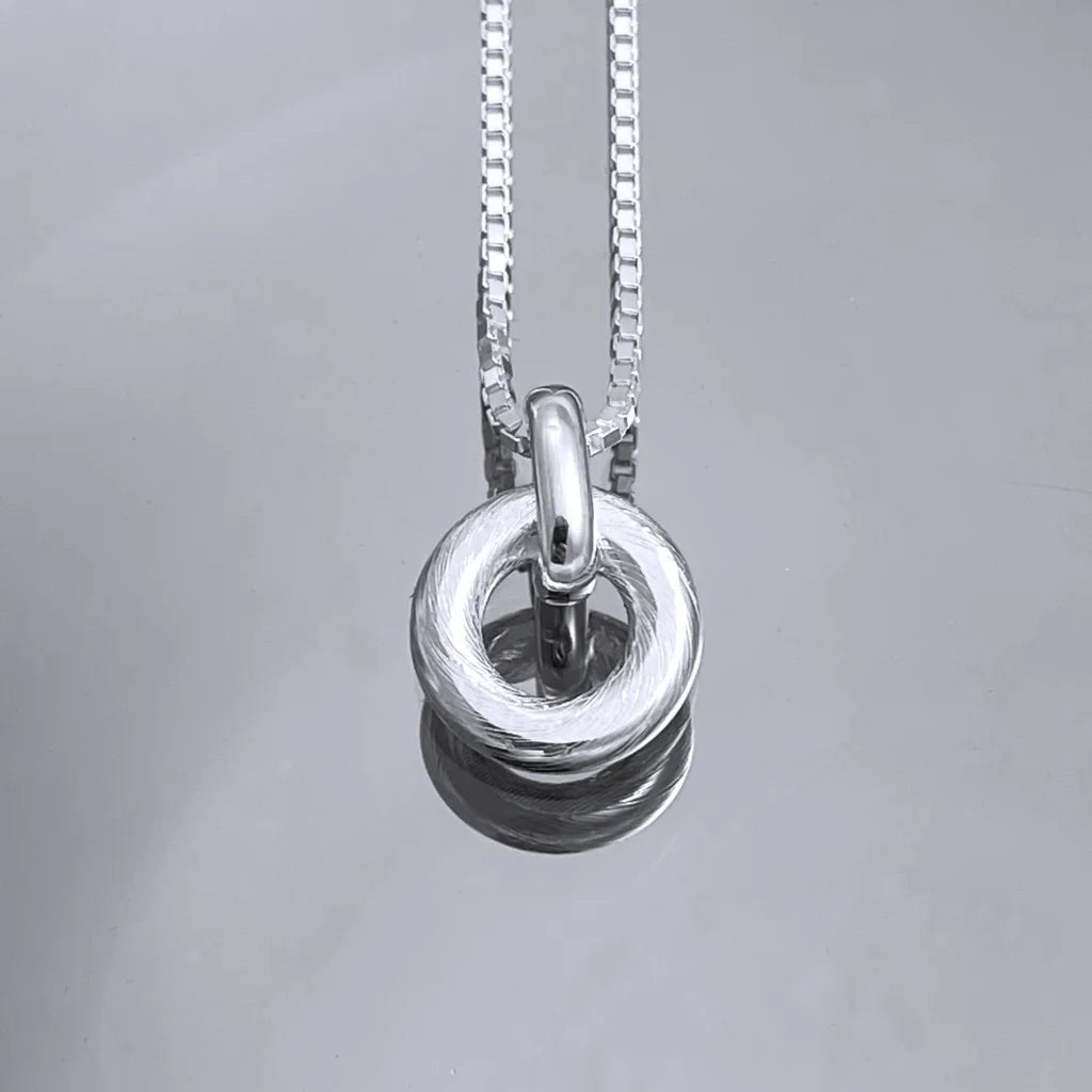 Riven halsband - Handgjord - Sweden - Sterling Silver 925