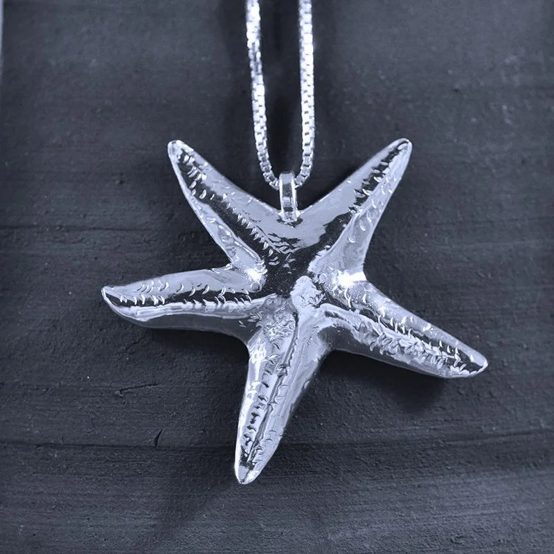 Sjöstjärna Halsband 1 - Handgjord - Sweden - Sterling Silver
