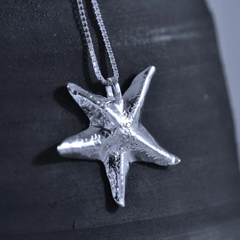 Sjöstjärna Halsband 2 - Handgjord - Sweden - Sterling Silver