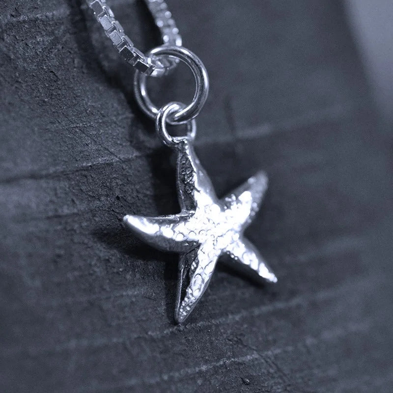 Sjöstjärna Halsband 4 - Handgjord - Sweden - Sterling Silver