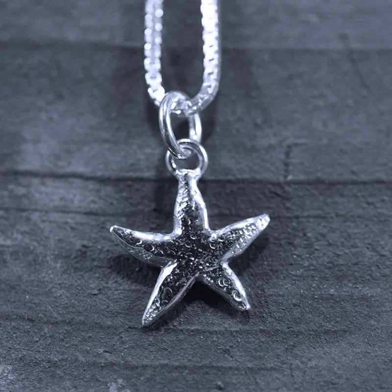 Sjöstjärna Halsband 4 - Handgjord - Sweden - Sterling Silver