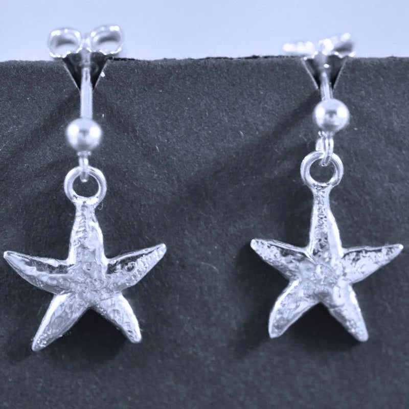 Sjöstjärna Örhänge 1 - Handgjord - Sweden - Sterling Silver