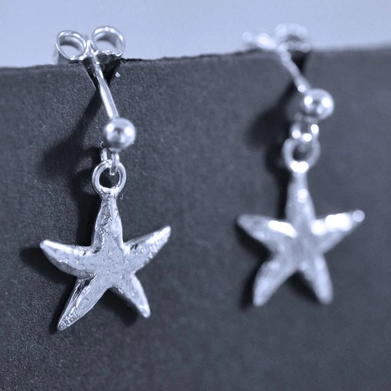 Sjöstjärna Örhänge 1 - Handgjord - Sweden - Sterling Silver