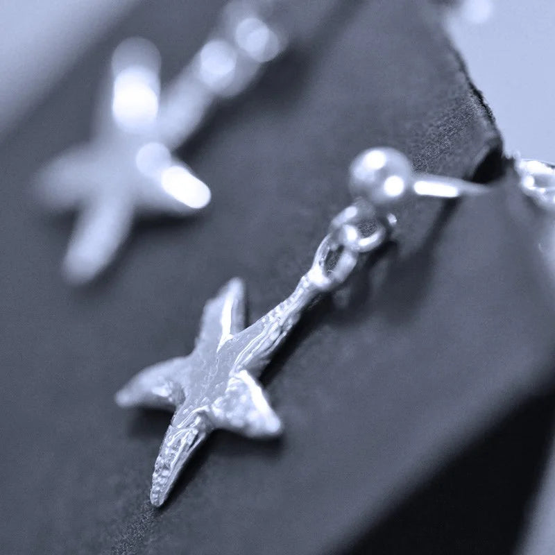 Sjöstjärna Örhänge 1 - Handgjord - Sweden - Sterling Silver