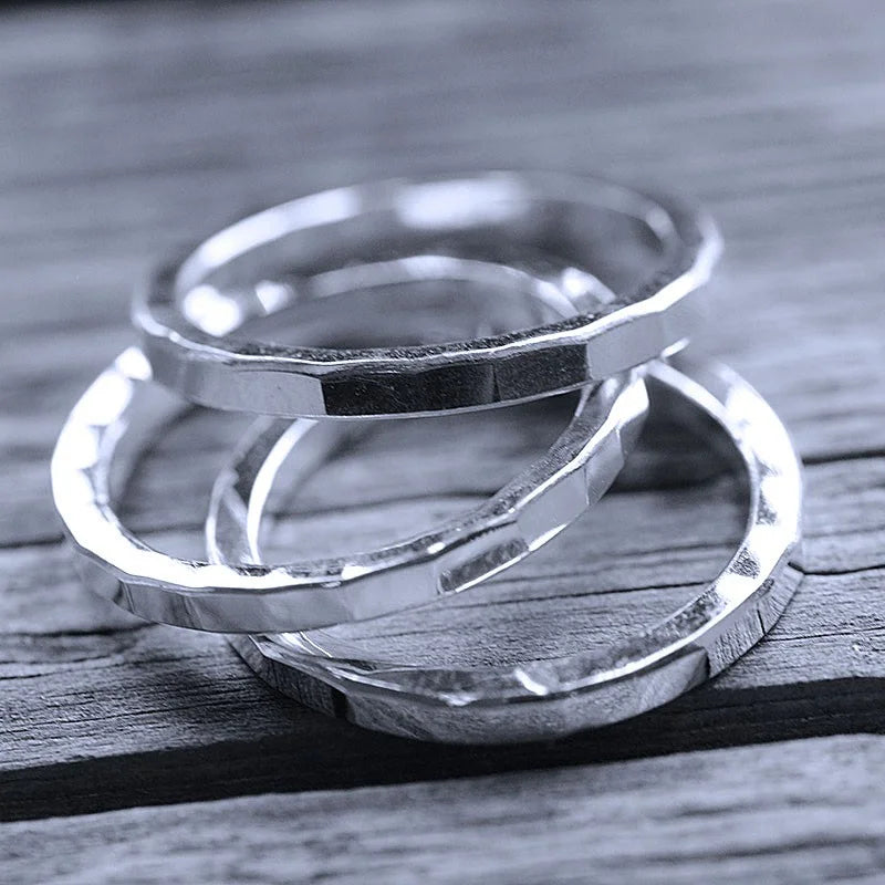 Stapelbara ringar - Handgjord - Sweden - Sterling Silver 925