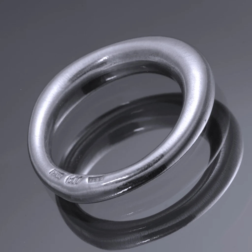 Stone Ring 1 Vit guld - Handgjord - Sweden - Guld 18K