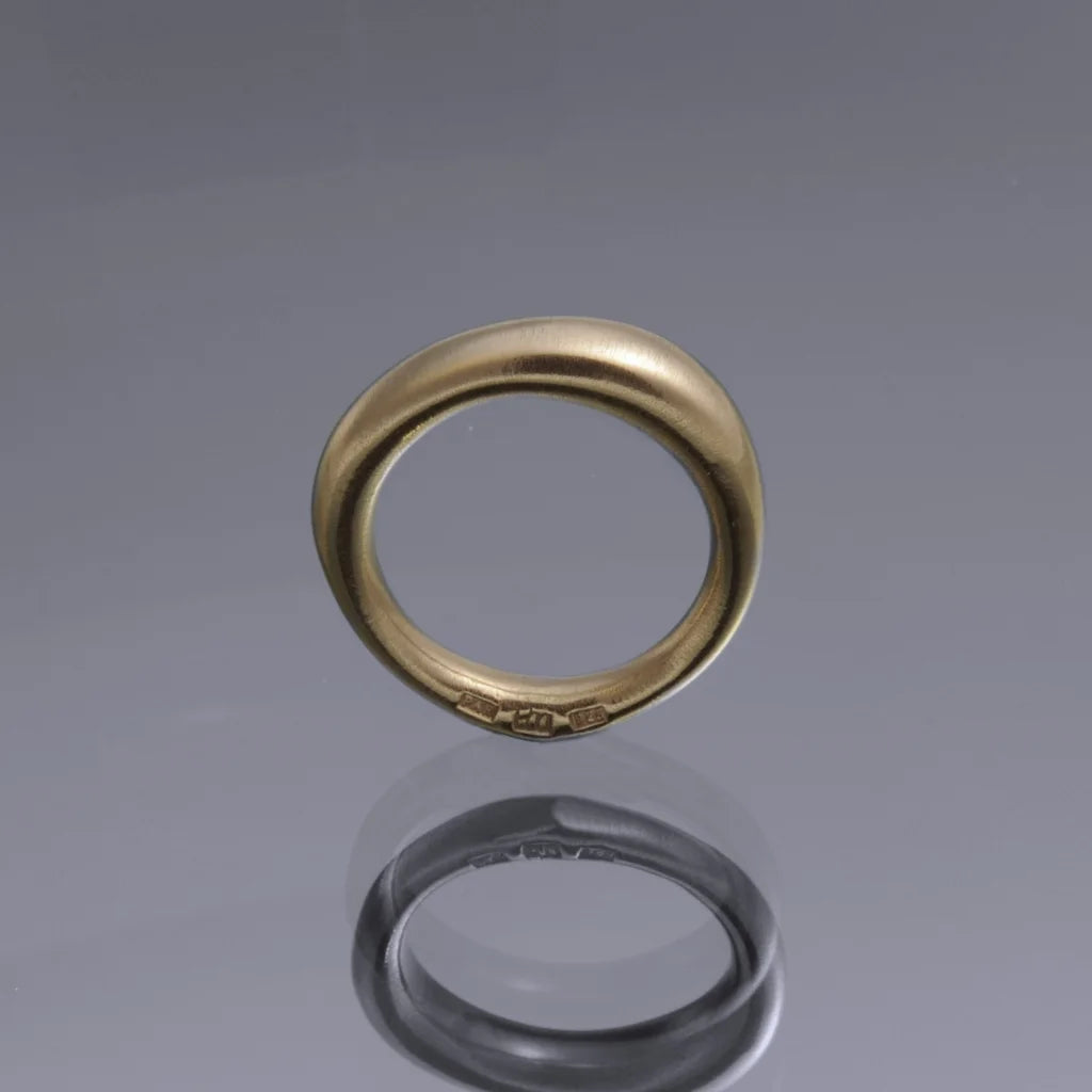 Stone Ring 1 Guld - Handgjord - Sweden - 18K