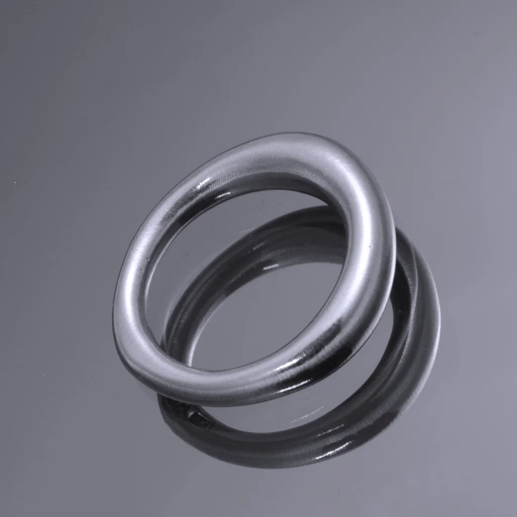 Stone Ring 1 Vit guld - Handgjord - Sweden - Guld 18K