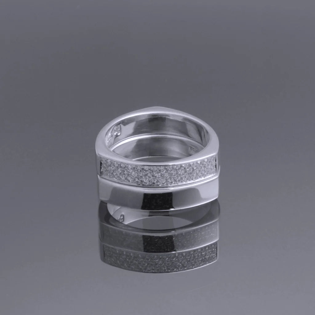SuperNova Ring 3 Flash Vit guld - Handgjord - Sweden - Guld