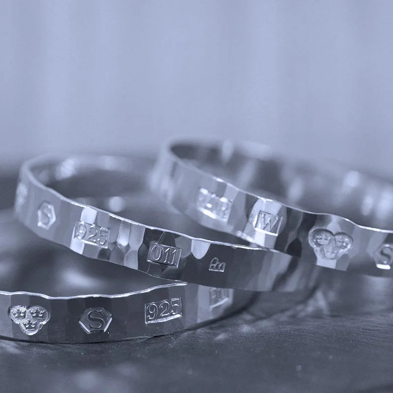 Svenska Stämplar Armband 1 - Handgjord - Sweden - Sterling