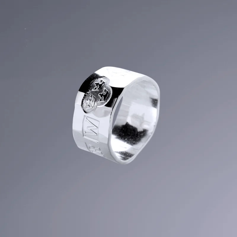 Svenska Stämplar Ring 1 - Handgjord - Sweden - Sterling