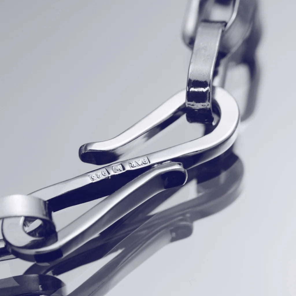 Trad Armband 3 oxid - Handgjord - Sweden - Sterling Silver