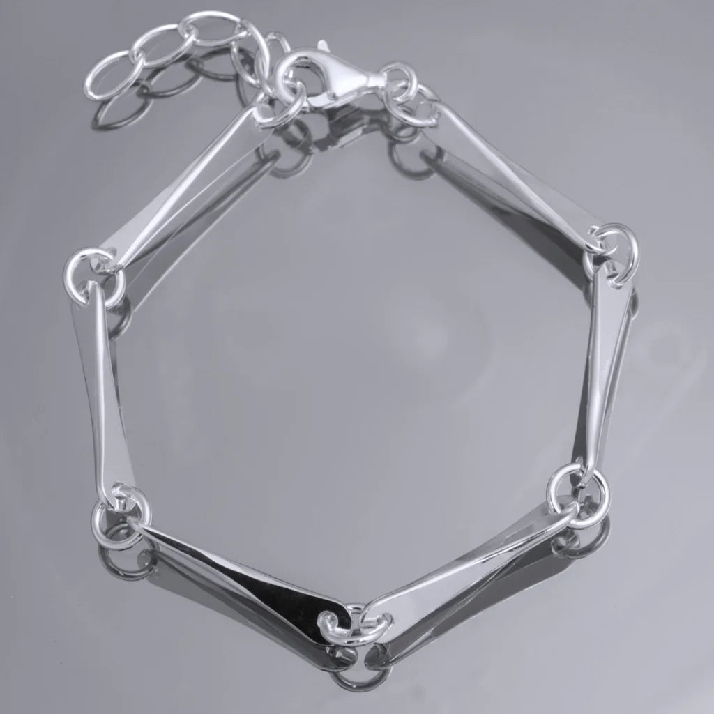 Trad armlänk - Handgjord - Sweden - Sterling Silver 925