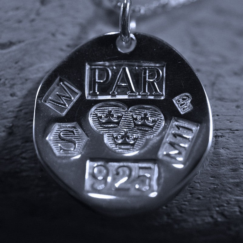 Swedish hallmarks Necklace 1
