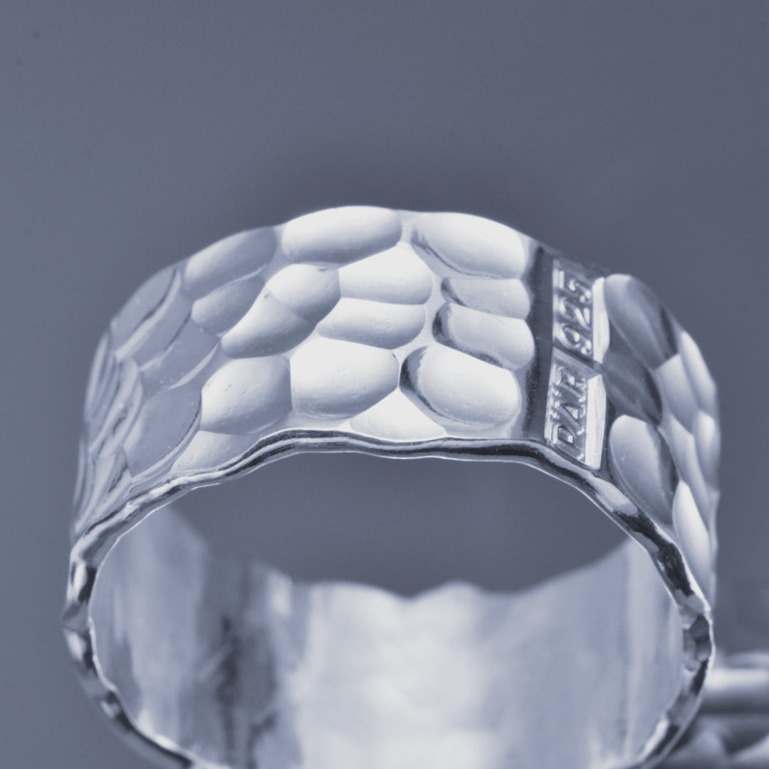 Krater ring 1 - Sterling Silver