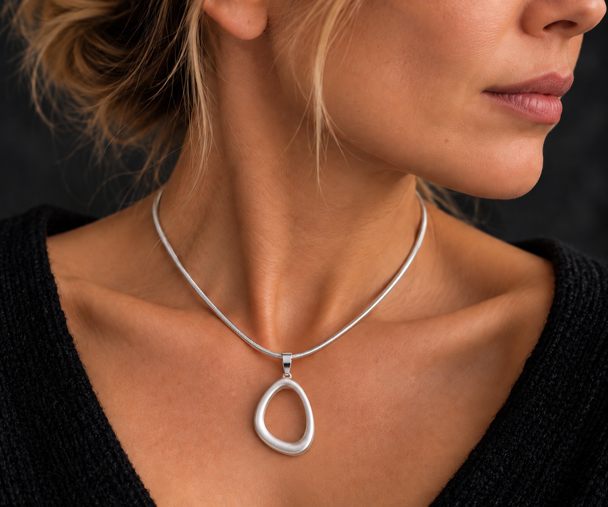 Stone Halsband 2 - Sterling Silver