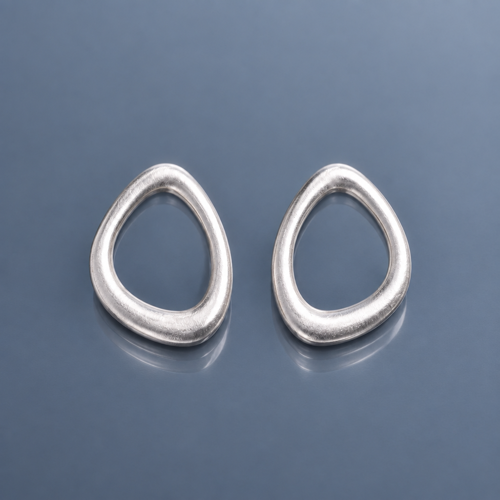 Stone Örhängen - Sterling Silver