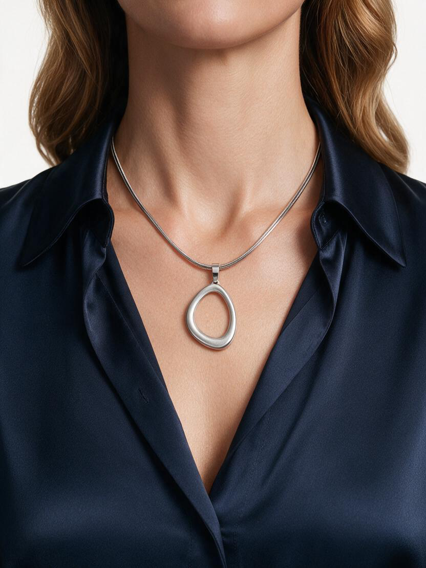 Stone Halsband 2 - Sterling Silver
