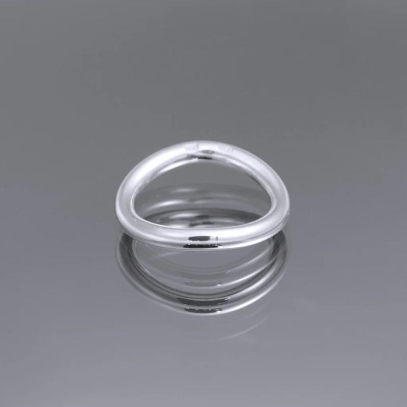 Bend ring 1 - Handgjord - Sweden - Sterling Silver 925