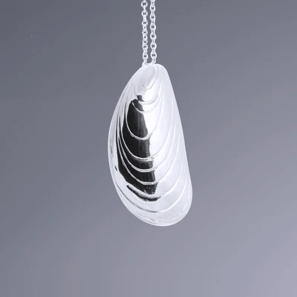 Blåmussla Halsband 2 - Handgjord - Sweden - Sterling Silver
