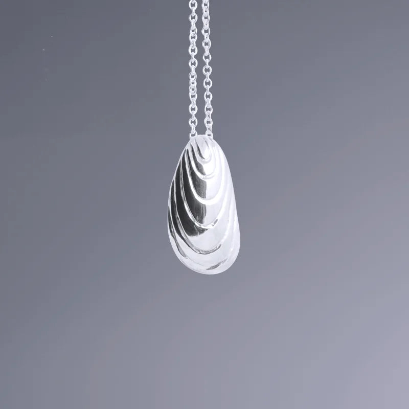 Blåmussla Halsband 4 - Handgjord - Sweden - Sterling Silver