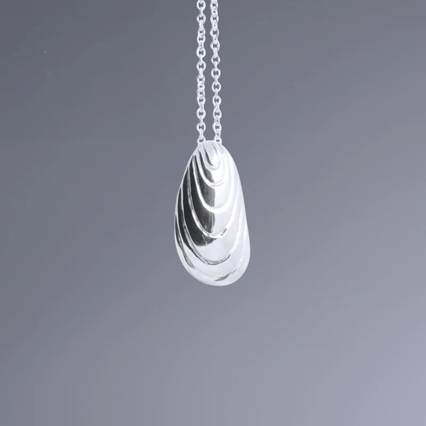 Blåmussla Halsband 4 - Handgjord - Sweden - Sterling Silver