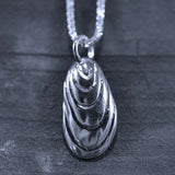 Blåmussla Halsband 5 - Handgjord - Sweden - Sterling Silver
